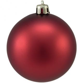 Vánoční ozdoba (7cm), 6ks Barva: Červená - matná