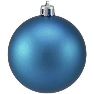 Vánoční ozdoba (7cm), 6ks Barva: Modrá - matná