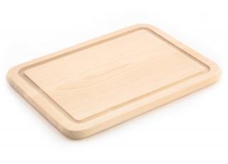 Dřevěné kuchyňské prkénko KOLIMAX - hranaté, 30,5 x 23 x 1,6 cm