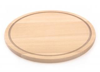 Dřevěné kuchyňské prkénko KOLIMAX - kulaté, 30 x 1,6 cm