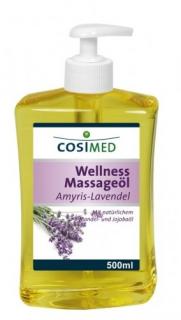 cosiMed wellness masážní olej Amyris a Levandule - 500 ml