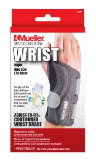 Mueller Adjust-to-Fit Wrist Brace, ortéza na zápěstí Zápěstí: Pravé
