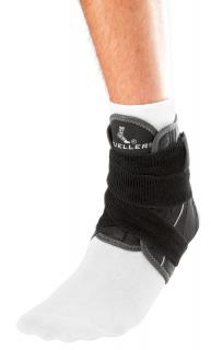 Mueller Hg80® Premium Ankle Brace w/Straps, kotníková ortéza s pásy Velikost: M