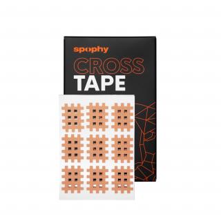 Spophy Cross Tape Rozměry: Typ Mix - A, 2,1 x 2,7 cm, B, 3,6 x 2,8 cm, C, 5,2 x 4,4 cm - 130 ks