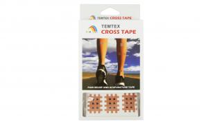 Temtex Cross tape, béžový Rozměry: 2,1 cm x 2,7 cm - 180 ks