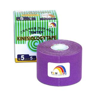 Temtex kinesio tape Tourmaline, fialová tejpovací páska 5cm x 5m
