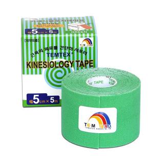 Temtex kinesio tape Tourmaline, zelená tejpovací páska 5cm x 5m
