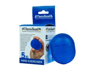 Thera-Band Hand Exerciser XL - posilovač rukou gelové vajíčko, modré - tvrdé
