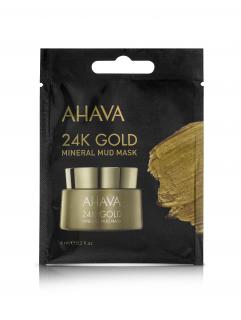 AHAVA Liftingová bahenní maska s 24K Zlatem Obsah: 6 ml