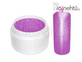 Barevný UV gel GLIMMER - Neon Purple - 5ml