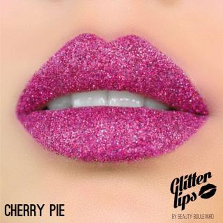 Glitter Lips, voděodolné třpytky na rty - Cherry Pie 3,5ml