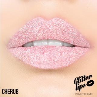 Glitter Lips, voděodolné třpytky na rty - Cherub 3,5ml