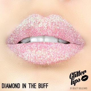 Glitter Lips, voděodolné třpytky na rty - Diamond in the Buff 3,5ml