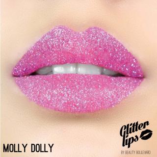 Glitter Lips, voděodolné třpytky na rty - Molly Dolly 3,5ml