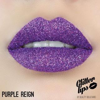 Glitter Lips, voděodolné třpytky na rty - Purple Reign 3,5ml