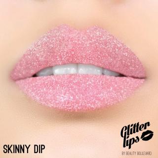 Glitter Lips, voděodolné třpytky na rty - Skinny Dip 3,5ml