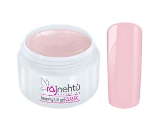 Ráj nehtů Barevný UV gel CLASSIC - Shell Pink 5ml