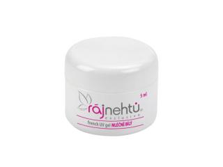 Ráj nehtů UV gel FRENCH - mléčně bílý - 5 ml