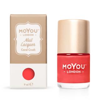Razítkovací lak na nehty - Coral Crush 9 ml