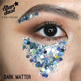 Stardust - voděodolné třpytky na tělo a vlasy - Dark Matter