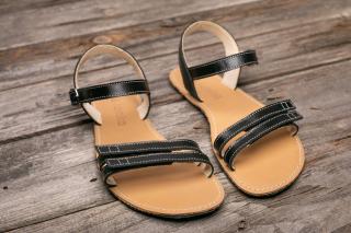 Barefoot sandály Lenka Summer - Black Velikost: 36