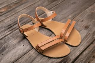 Barefoot sandály Lenka Summer - Brown Velikost: 36