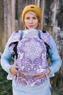 Nosítko Lenka 4ever - Folk - fialový Ramenní popruhy: Klasické bez možnosti kríženia