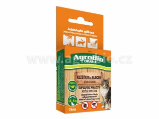 AgroBio ATAK - Ektosol odpuzovač parazitů koček - SpotOn