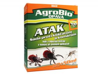 AgroBio ATAK - sada proti klíšťatům a komárům 50ml+50ml