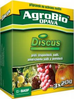 AgroBio Discus proti strupovitosti a padlí na révě a jabloních 3x20g