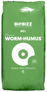 BioBizz Worm Humus (žížalí trus) 40l