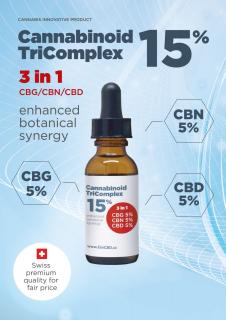 Fair CBD Tricomplex 15% - (CBD/CBG/CBN) balení 10ml