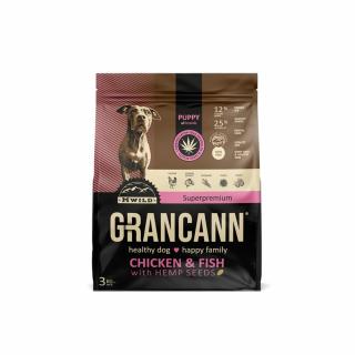 Grancann Chicken & Fish with Hemp seeds - Puppy all breeds 3kg
