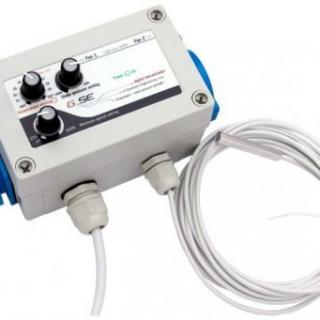 GSE Digitální regulátor teploty, podtlaku a min. rychlosti ventilátorů 2 zásuvky, 2A