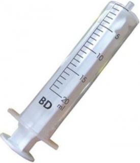 Injekční stříkačka plastová 20ml