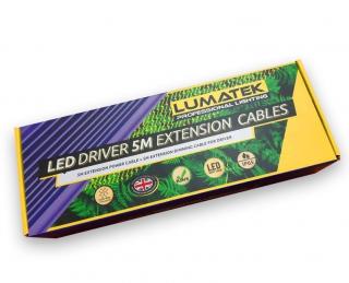 Lumatek 5m - Prodlužovací kabely Lumatek (Extension cables 3-pins for driver remote use Zeus)