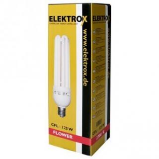 Úsporná lampa ELEKTROX 125W 2700K květové spektrum, s integrovaným předřadníkem