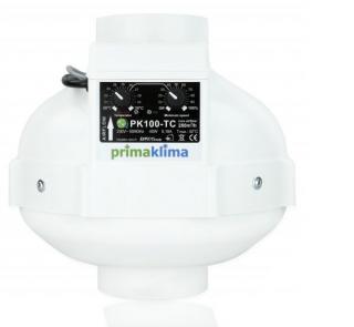 Ventilátor Prima Klima 100mm, 280m3/h - TEMP CTRL