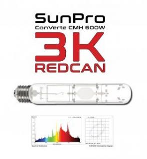 Výbojka SunPro Converte CMH 600W 3K - RedCan