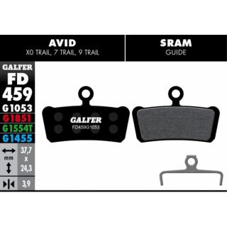Brzdové destičky Galfer FD459 - Avid, Sram Typ: Standard