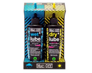 Mazání Muc-Off Wet+Dry Lube 120ml Twin Pack