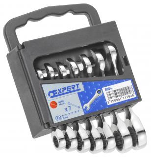 Sada kompaktních ráčnových klíčů 7 dílů Tona Expert E111104