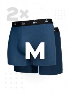 Boxerky PUNO navy+modré - M