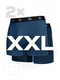 Boxerky PUNO navy+modré - XXL