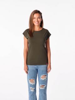 Dámské tričko ALTA dark khaki Velikost: XL/44