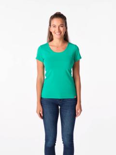 Dámské tričko BREDA zelené Velikost: XL/42