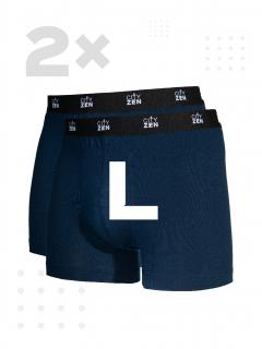 Duopack pánských boxerek PUNO navy - L