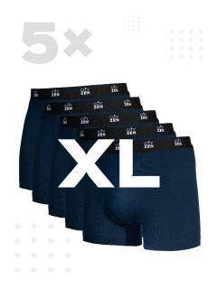 Pětipack pánských boxerek PUNO navy - XL