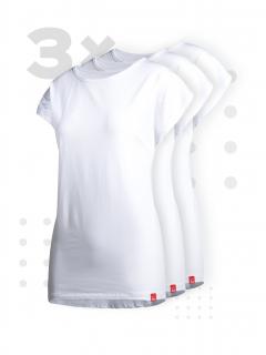 Triplepack bílých dámských triček ALTA