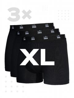 Triplepack pánských boxerek PUNO černé - XL